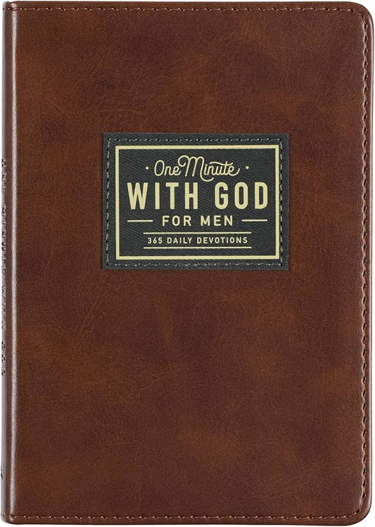 One Minute With God For Men (Imitation Leather)
