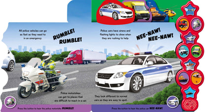 My First Tabbed Sound Book Emergency Vehicles