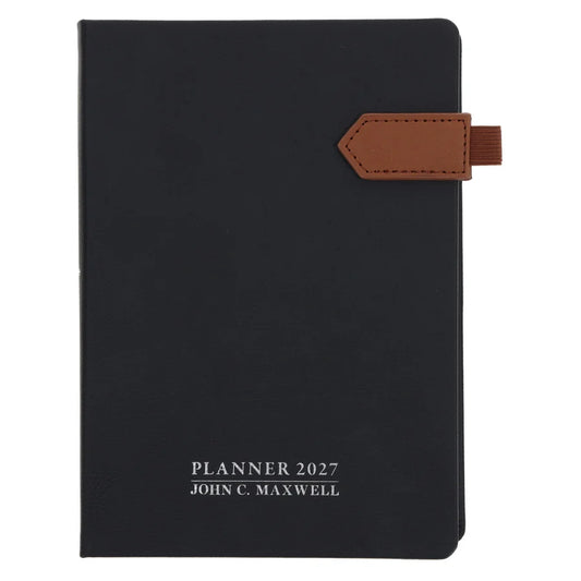 2027 A4 Diary John Maxwell (Black - Imitation Leather)