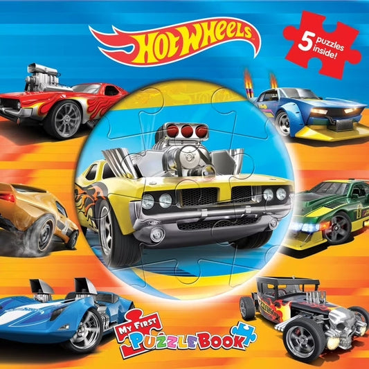 My First Puzzle Book Mattel Hot Wheels