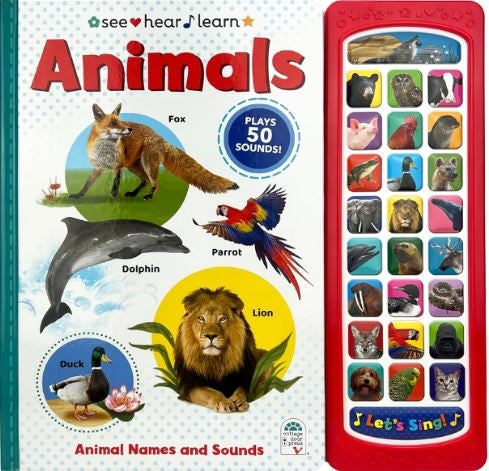 26 Button Sound Book Animals