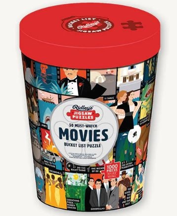 1000 Piece 50 Must-Watch Movies Bucket List