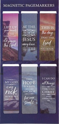 Lift Up Your Hands Magnetic Bookmarks Set Of 6