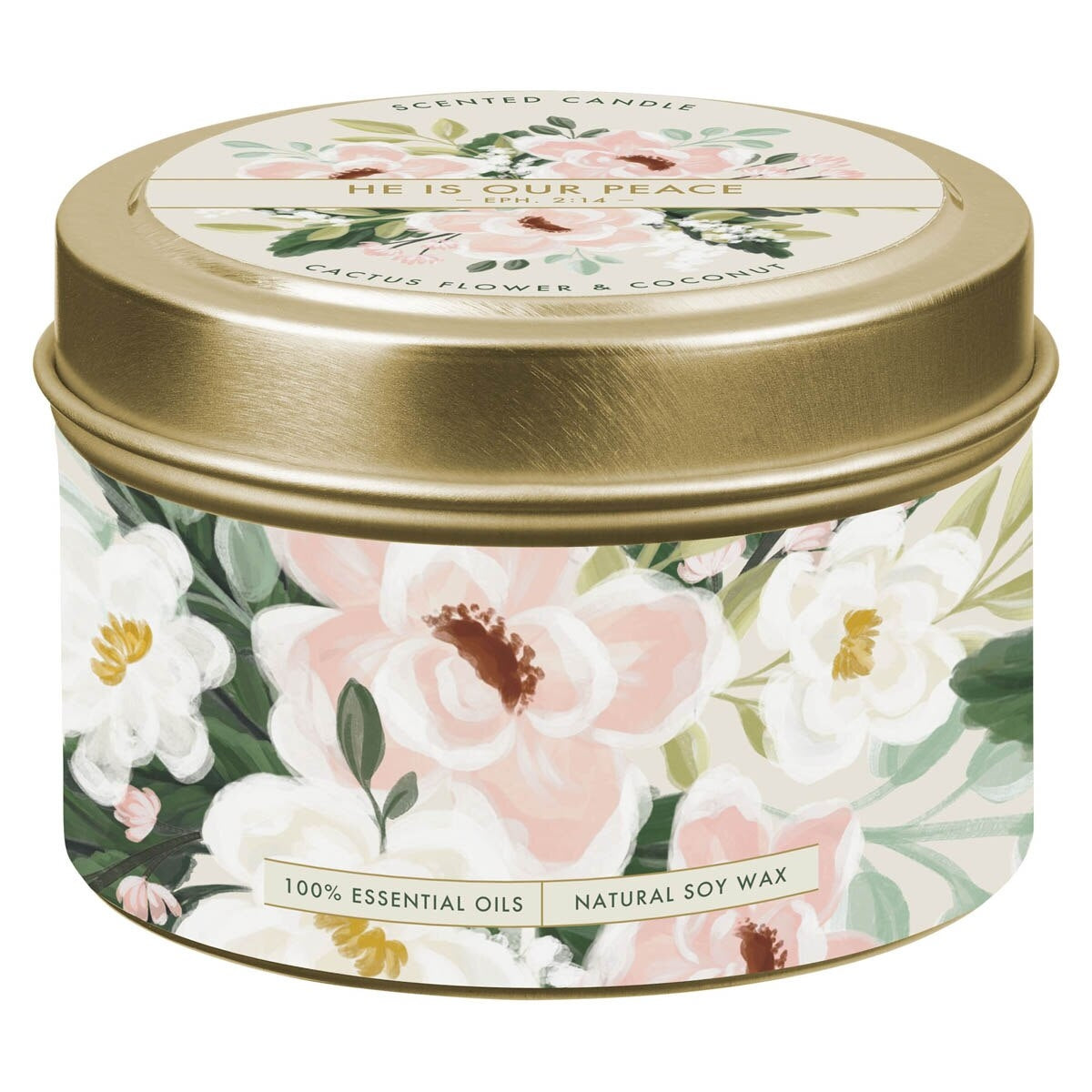 Scented Candle in Tin: Be Still and Know Vetiver and Moss