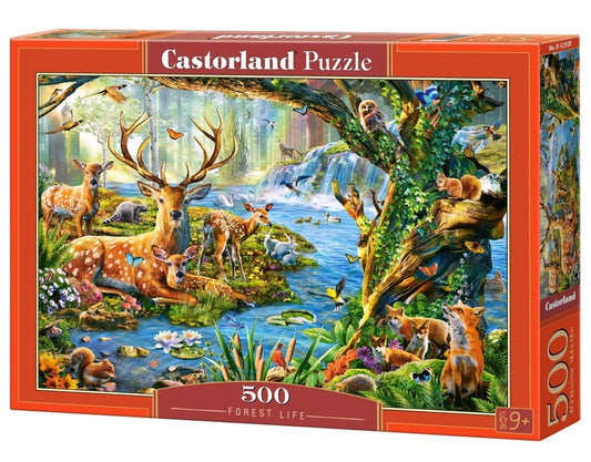 500 Piece Forest Life