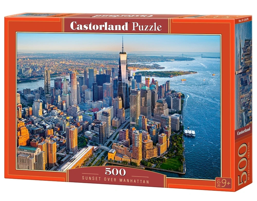 500 Piece Sunset over Manhattan