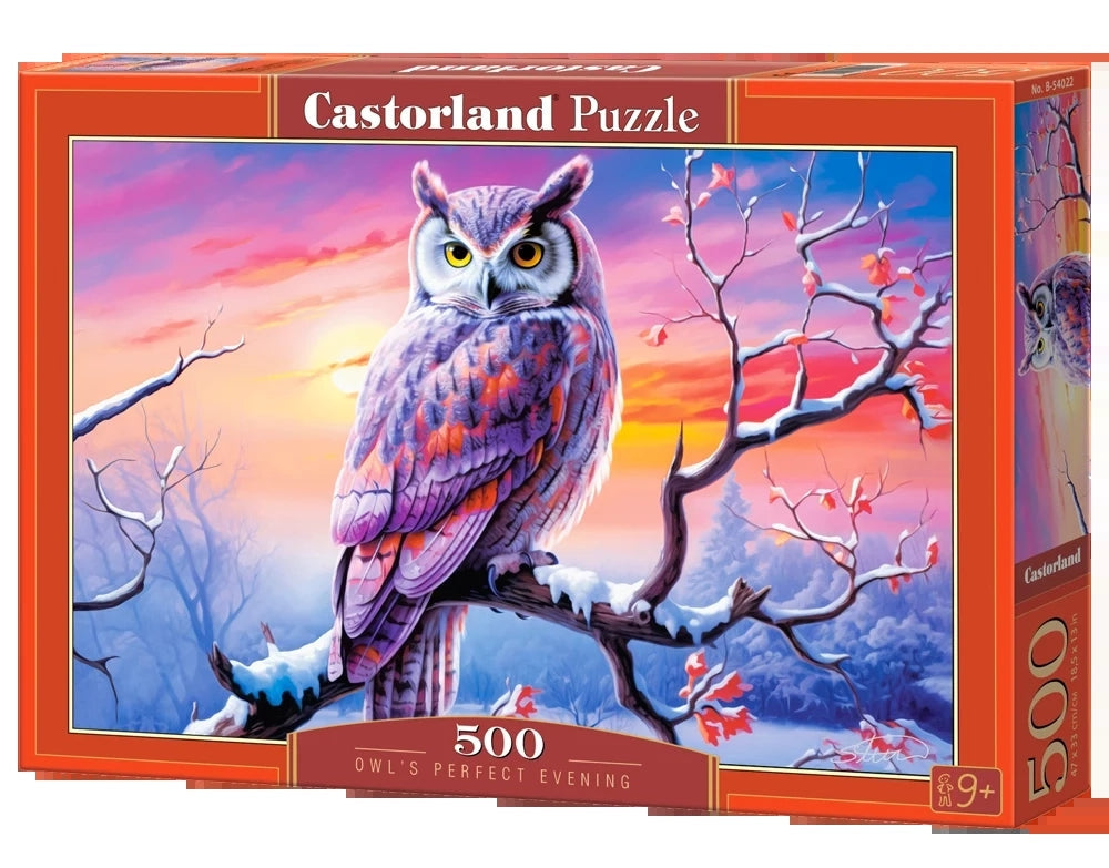 500 Piece Owl's Perfect Evening
