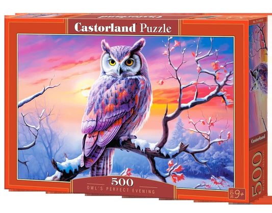 500 Piece Owl's Perfect Evening