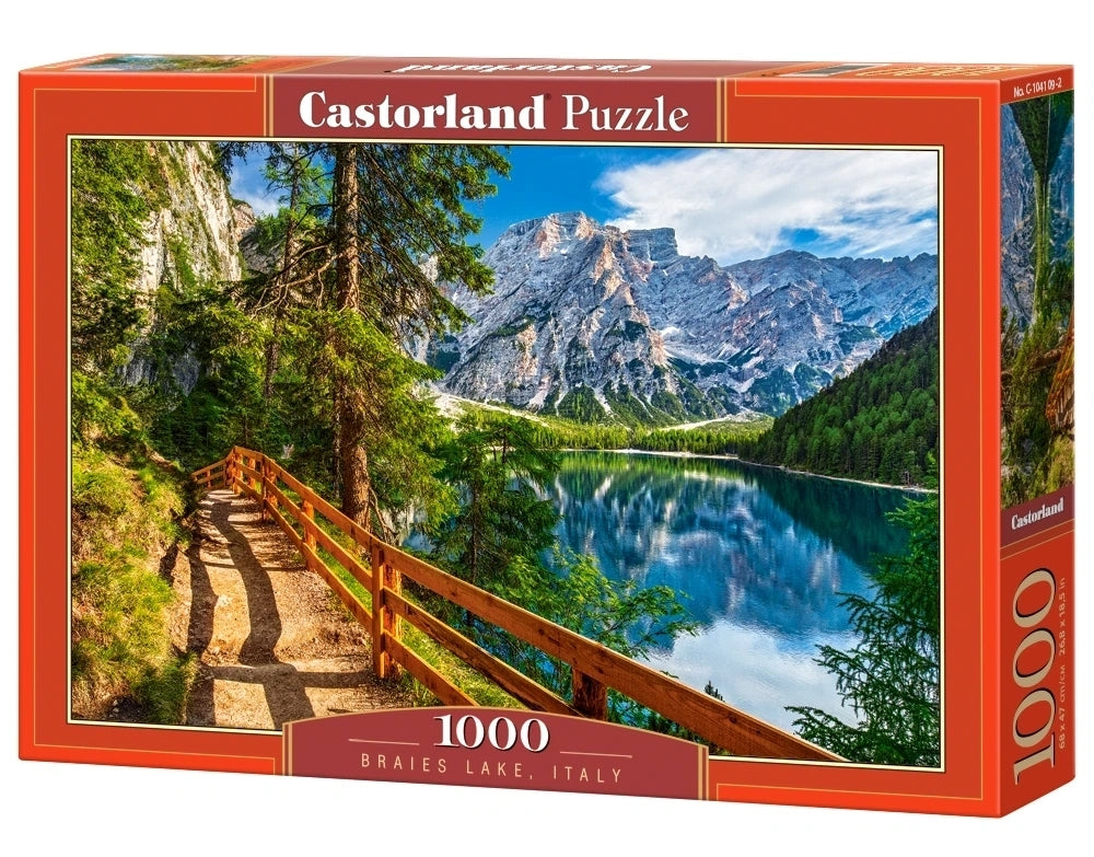 1000 Piece Braies Lake, Italy