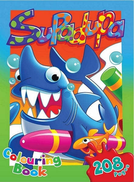 Supadupa Colouring Book 208 Pages