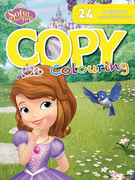 Disney Sofia The First - 24 Page Copy Colour Book