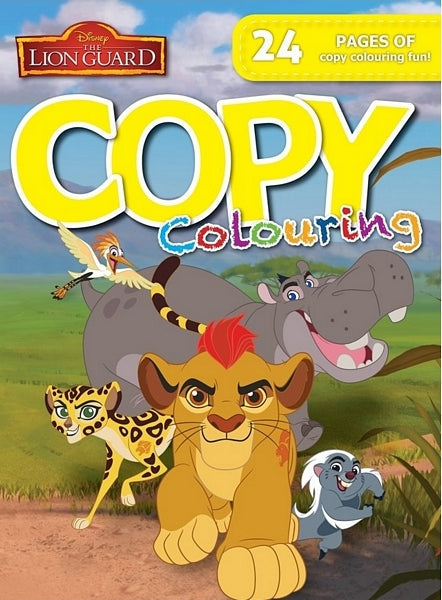Disney Lion Guard - 24 Page Copy Colour Book
