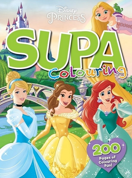 Disney Princess - 200 Page Supa Colour & Activity