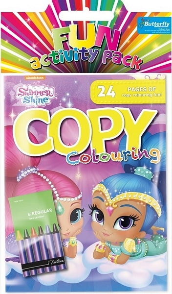 Shimmer & Shine - Hanging Colouring Pack