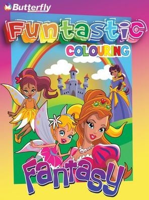 96 Page - Fairies & Princesses - Funtastic Colouring