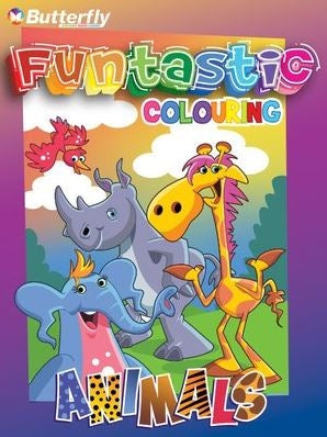 96 Page - Animals - Funtastic Colouring