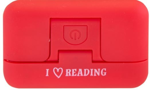 Booklight: I Love Reading Red