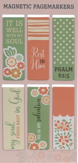 It Is Well With My Soul Magnetic Bookmarks Set Of 6