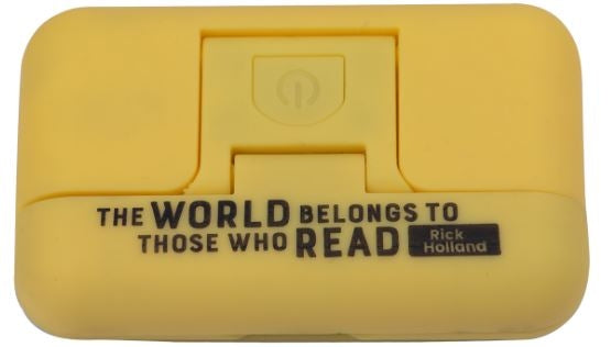 Booklight: The World Belongs To Those Who Read Yellow Glow In The Dark
