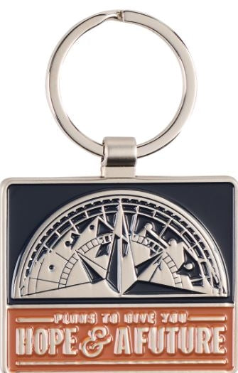 Plans To Give You Hope And A Future Metal Key Ring