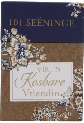 101 Seëninge Vir 'n Kosbare Vriendin Afrikaans Boxed Cards