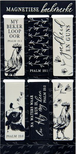 Goedheid En Guns Six Piece Magnetic Bookmark Set
