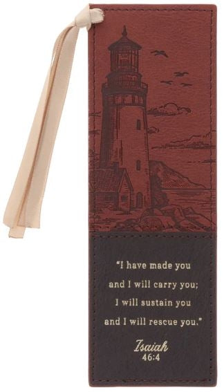 Bookmark Faux Leather: Footprints