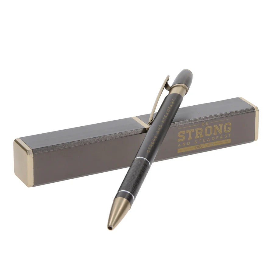 Metal Pen in Tube: Be Strong and Steadfast