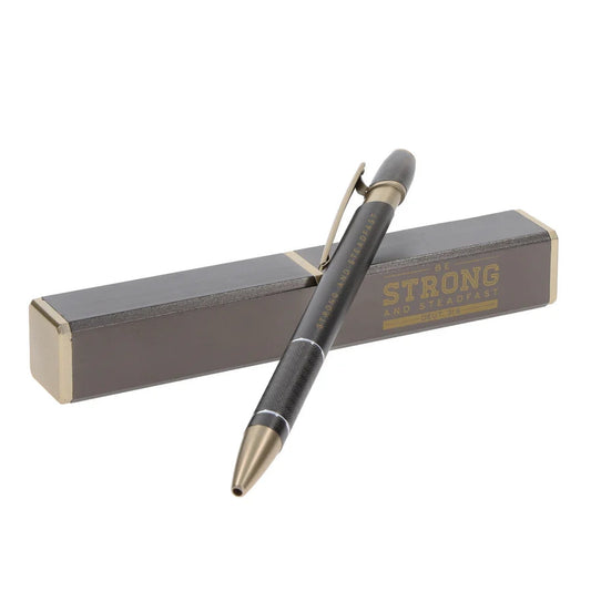 Metal Pen in Tube: Be Strong and Steadfast