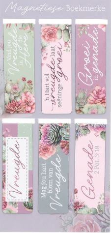 Vind Vreugde Afrikaans Six-Piece Magnetic Bookmark Set