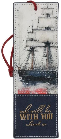 Bookmark I Will Be with You Faux Leather
