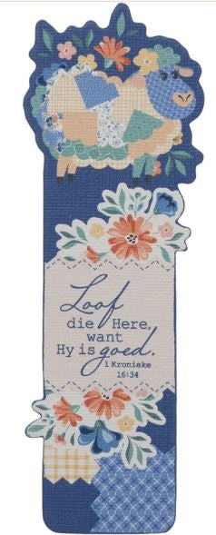 Boekmerk Loof die Here, Want Hy Is Goed - Kunsleer