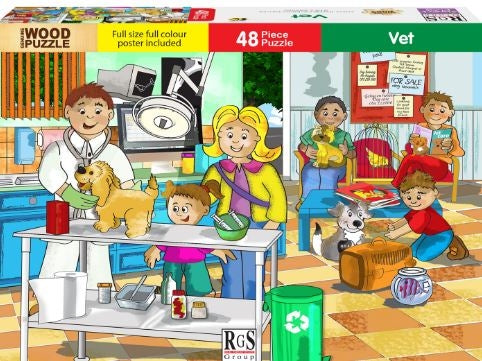 48 Piece Wooden Vet