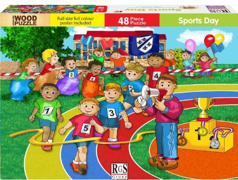 48 Piece Wooden Sports Day