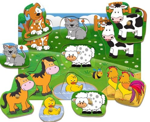 7 Piece Peg Wood Farm