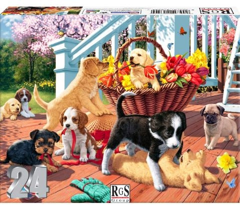24 Piece Puppy Mischief