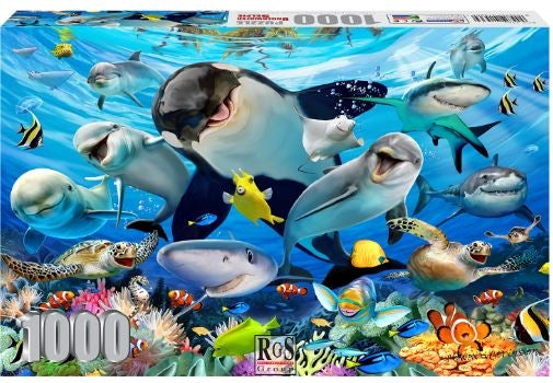 1000 Piece Underwater Selfie