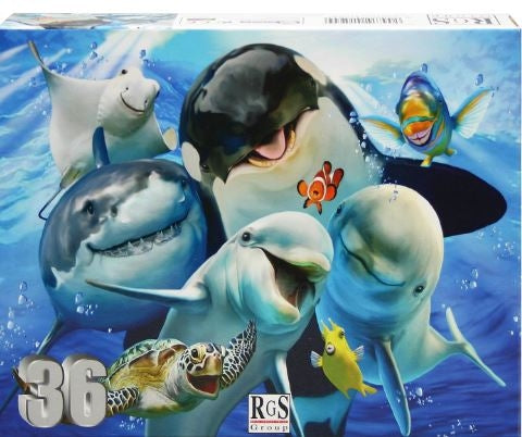 36 Piece Ocean Selfie