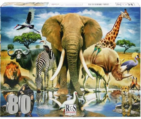 80 Piece African Oasis