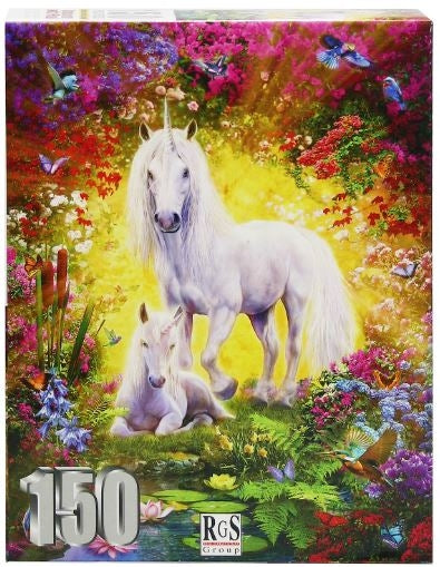 150 Piece Unicorn With Foal