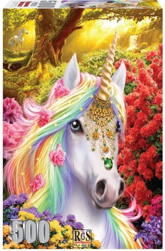 500 Piece Rainbow Unicorn