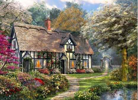 1500 Piece Victorian Cottage