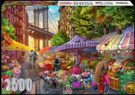 1500 Piece Flower Market Brooklyn