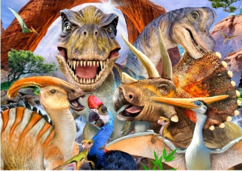 200 Piece Dinosaurs Selfie