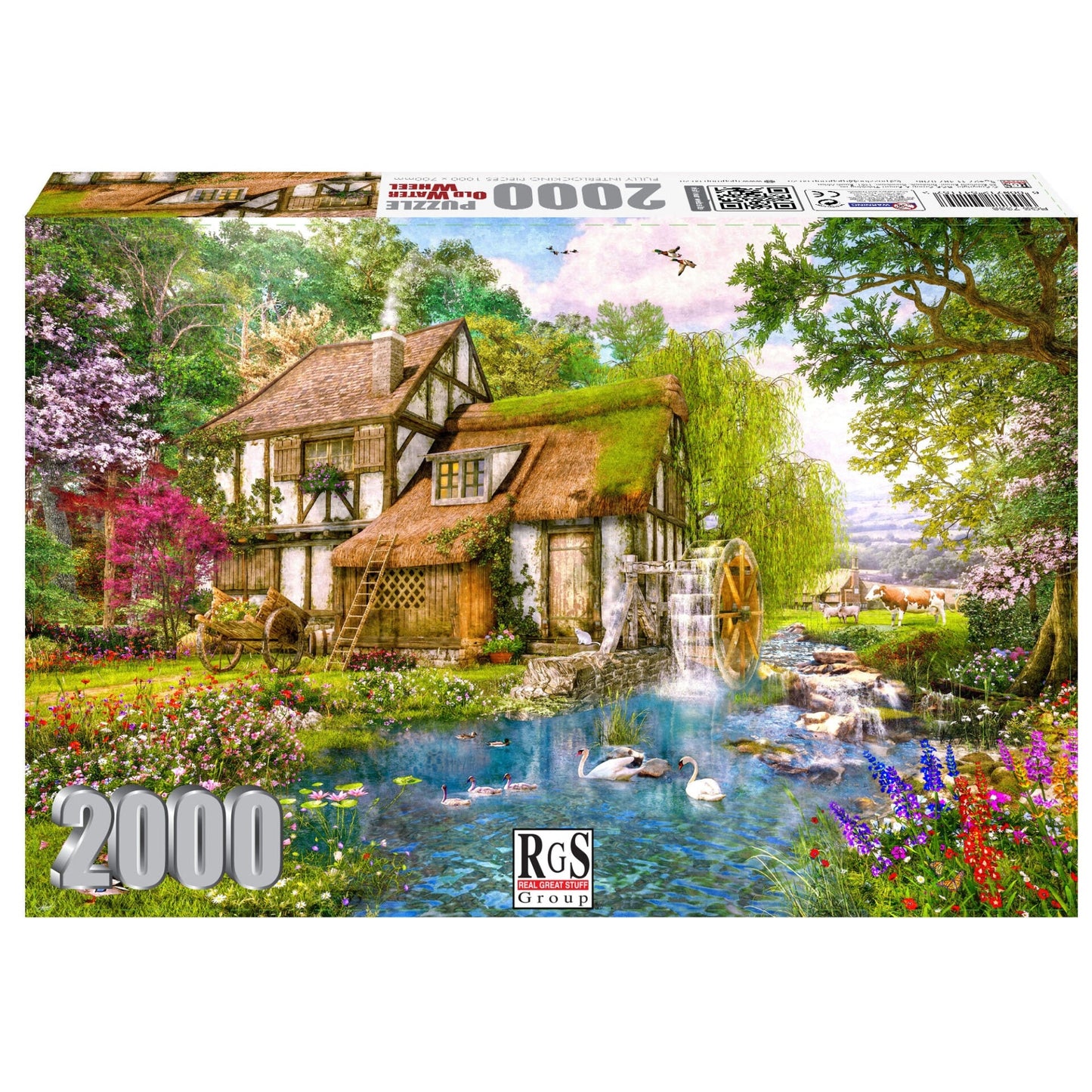 2000 Piece The Old Water Wheel