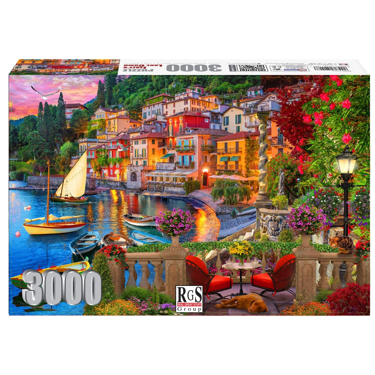 3000 Piece Italy’s Lake Como