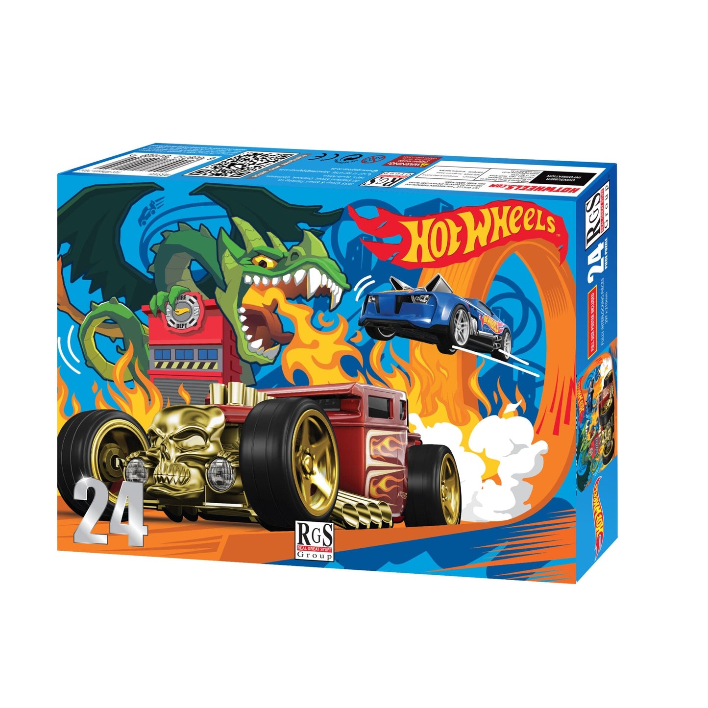 24 Piece Hot Wheels City Creatures