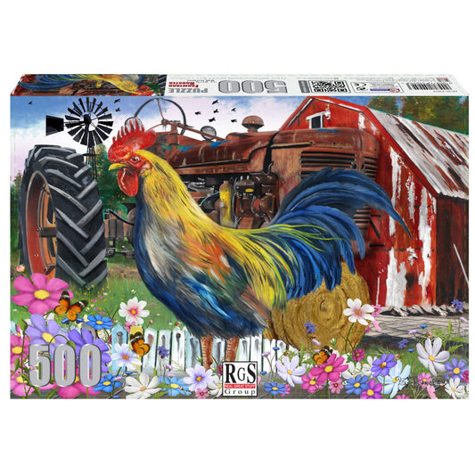 500 Piece Farmyard Rooster