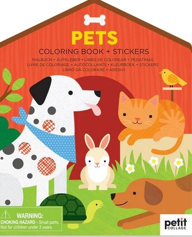 Pets Colouring Book and Stickers