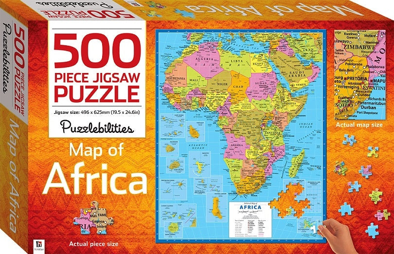 500 Piece Map Of Africa